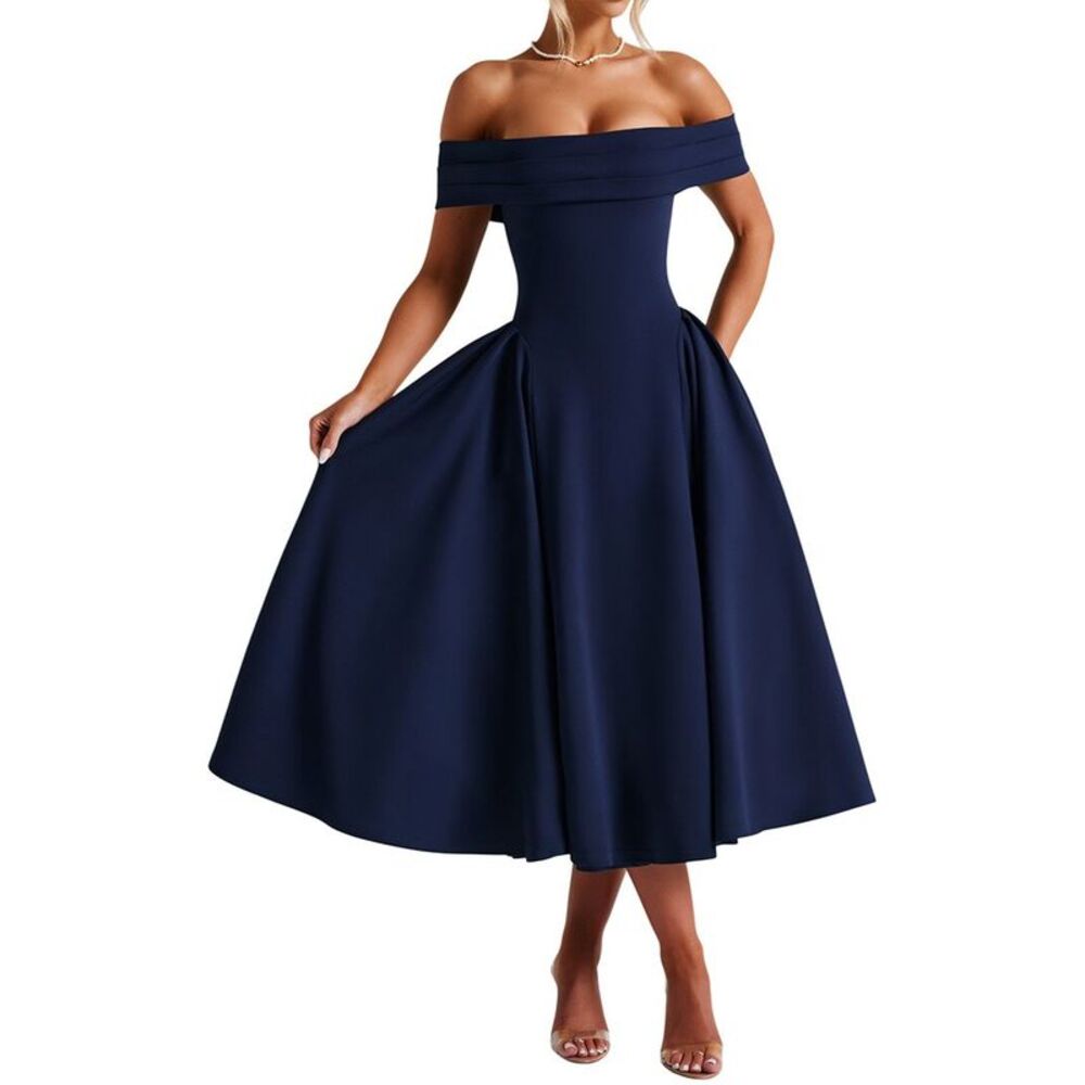 Linda Charm Womens  Midi Dress